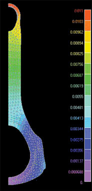 H-Beam Connecting Rod Tension Deformation H-Beam Connecting Rod Tension Deformation